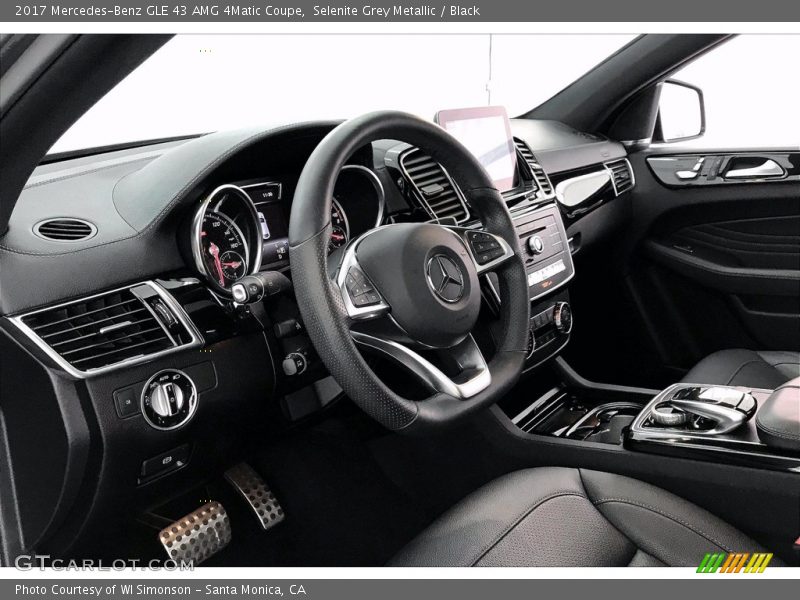 Selenite Grey Metallic / Black 2017 Mercedes-Benz GLE 43 AMG 4Matic Coupe