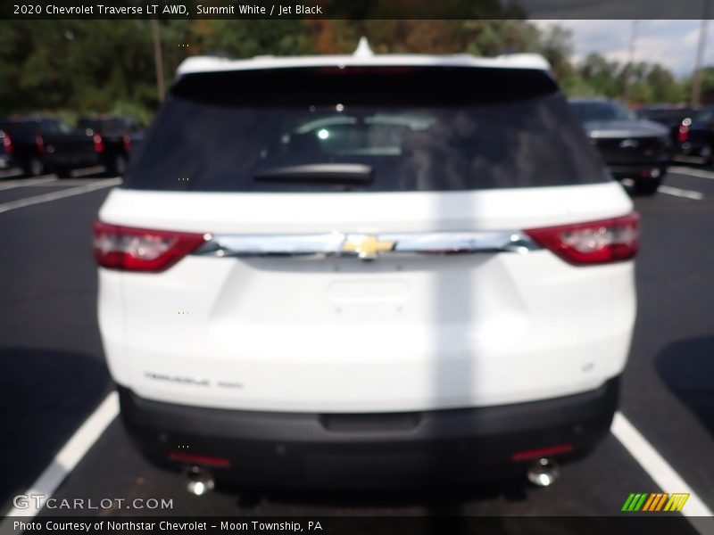 Summit White / Jet Black 2020 Chevrolet Traverse LT AWD