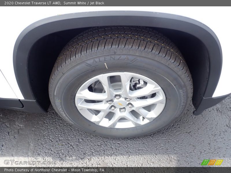 Summit White / Jet Black 2020 Chevrolet Traverse LT AWD
