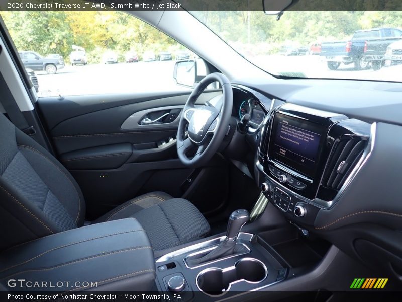 Summit White / Jet Black 2020 Chevrolet Traverse LT AWD