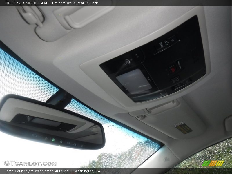 Eminent White Pearl / Black 2016 Lexus NX 200t AWD