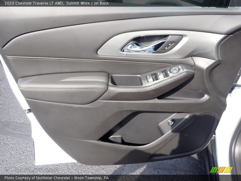 Summit White / Jet Black 2020 Chevrolet Traverse LT AWD