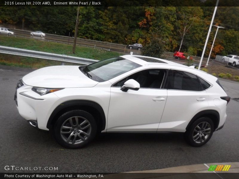 Eminent White Pearl / Black 2016 Lexus NX 200t AWD