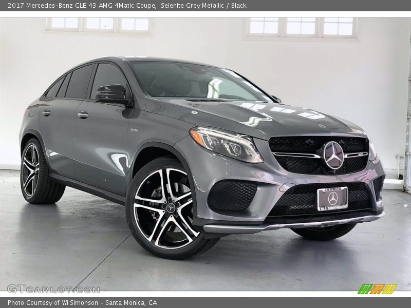 Selenite Grey Metallic / Black 2017 Mercedes-Benz GLE 43 AMG 4Matic Coupe