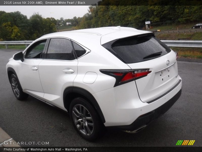 Eminent White Pearl / Black 2016 Lexus NX 200t AWD