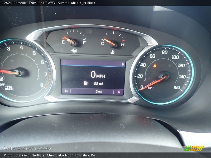 Summit White / Jet Black 2020 Chevrolet Traverse LT AWD