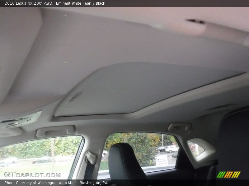 Eminent White Pearl / Black 2016 Lexus NX 200t AWD