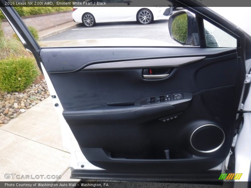 Eminent White Pearl / Black 2016 Lexus NX 200t AWD