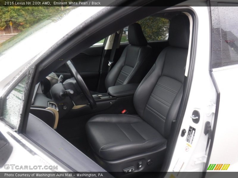 Eminent White Pearl / Black 2016 Lexus NX 200t AWD