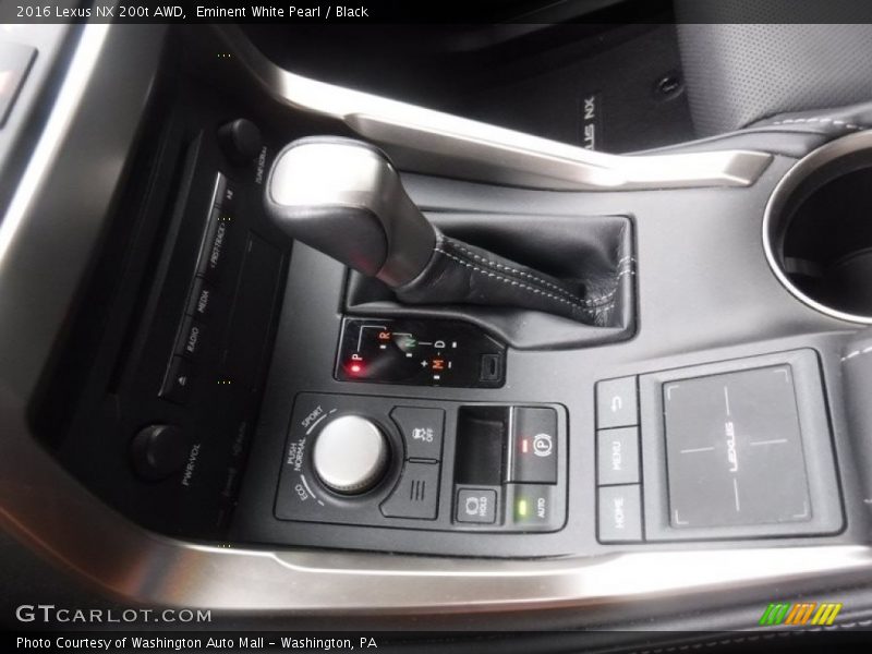 Eminent White Pearl / Black 2016 Lexus NX 200t AWD