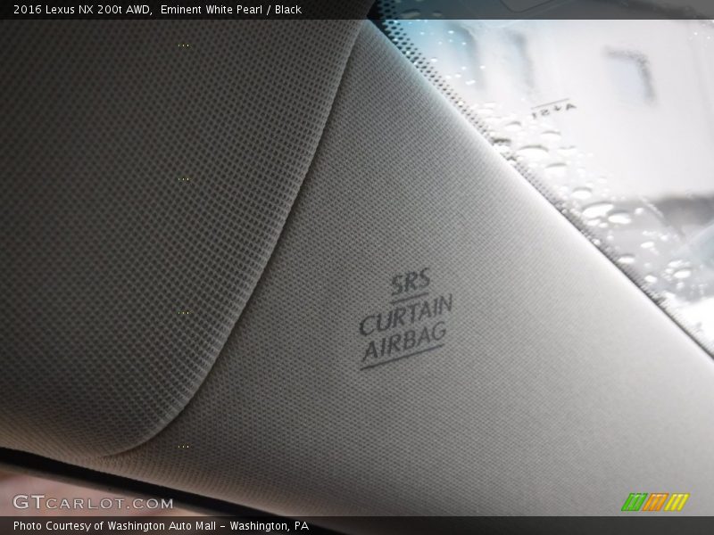 Eminent White Pearl / Black 2016 Lexus NX 200t AWD