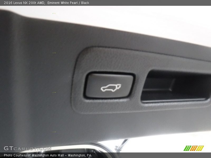 Eminent White Pearl / Black 2016 Lexus NX 200t AWD