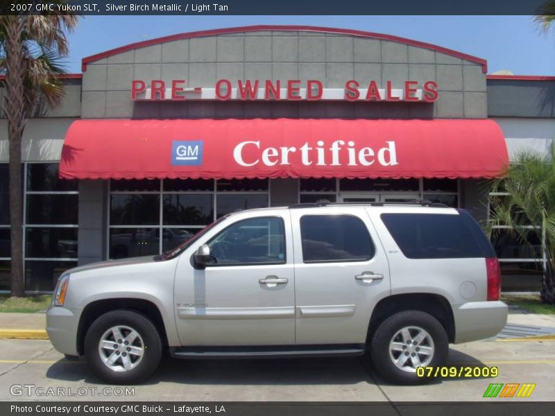 Silver Birch Metallic / Light Tan 2007 GMC Yukon SLT