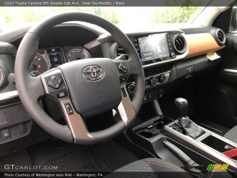 Silver Sky Metallic / Black 2020 Toyota Tacoma SR5 Double Cab 4x4