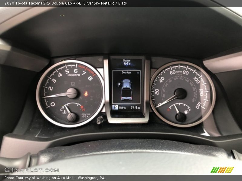 Silver Sky Metallic / Black 2020 Toyota Tacoma SR5 Double Cab 4x4