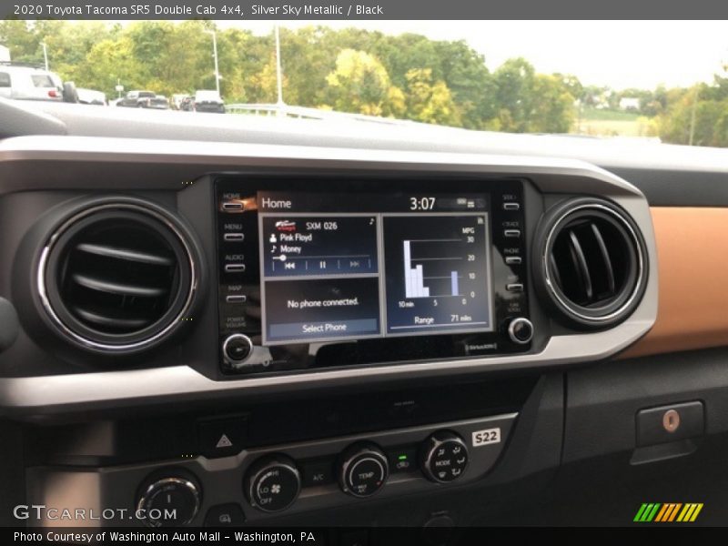 Silver Sky Metallic / Black 2020 Toyota Tacoma SR5 Double Cab 4x4