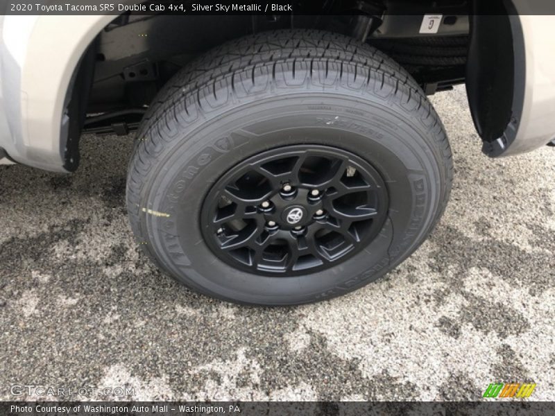 Silver Sky Metallic / Black 2020 Toyota Tacoma SR5 Double Cab 4x4