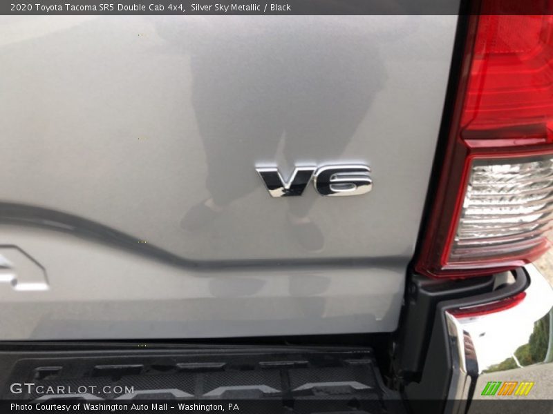 Silver Sky Metallic / Black 2020 Toyota Tacoma SR5 Double Cab 4x4