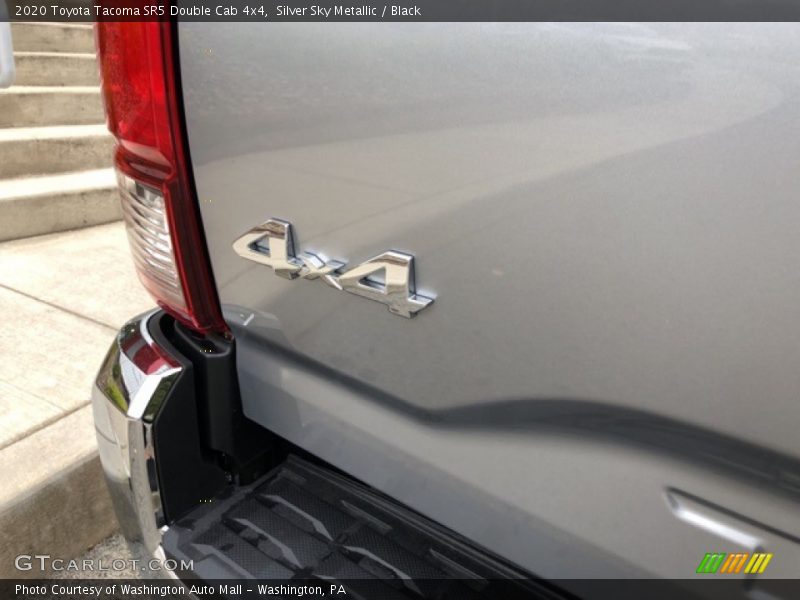 Silver Sky Metallic / Black 2020 Toyota Tacoma SR5 Double Cab 4x4