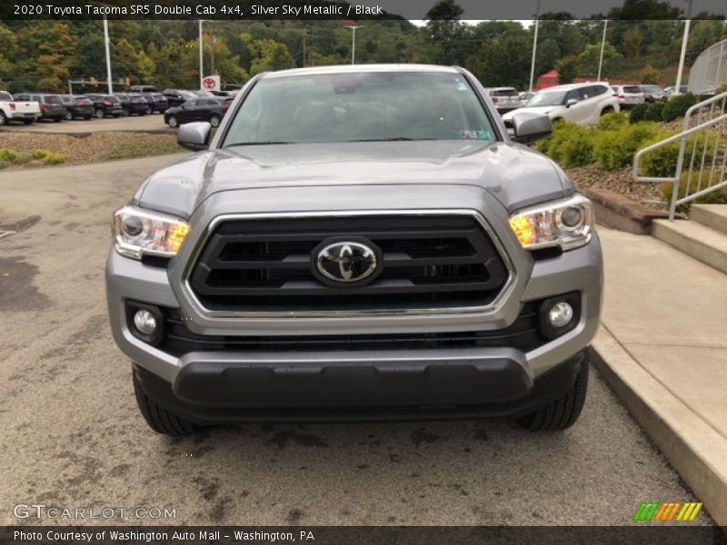 Silver Sky Metallic / Black 2020 Toyota Tacoma SR5 Double Cab 4x4