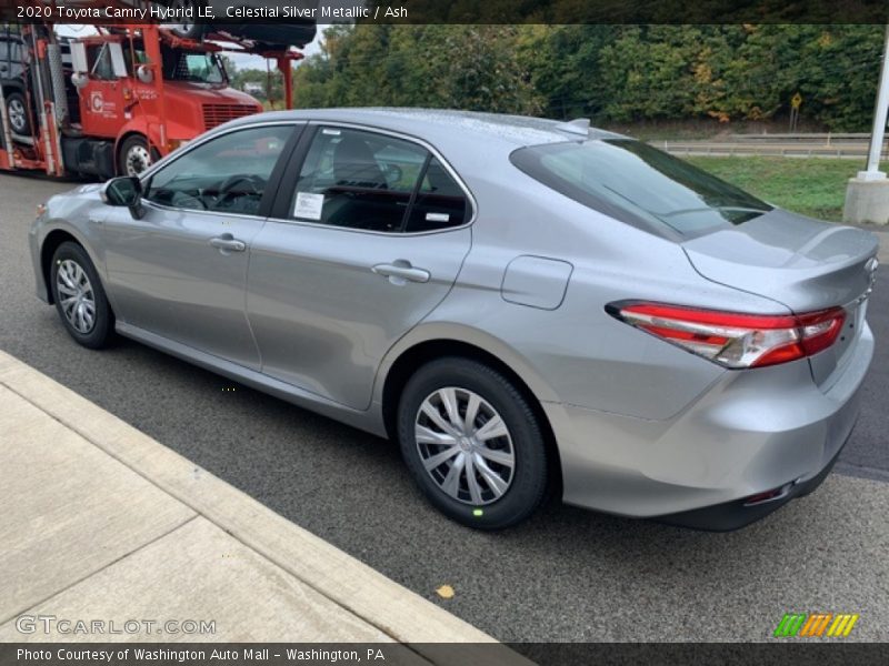 Celestial Silver Metallic / Ash 2020 Toyota Camry Hybrid LE