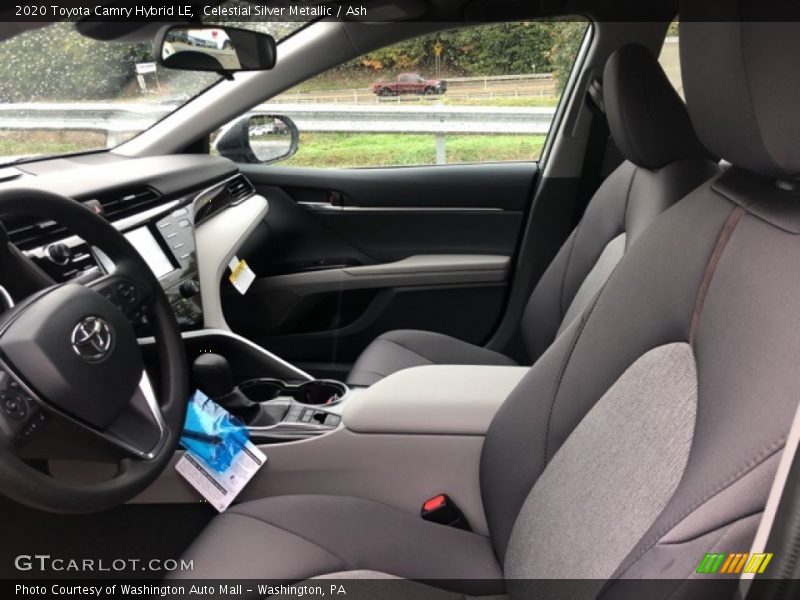 Celestial Silver Metallic / Ash 2020 Toyota Camry Hybrid LE