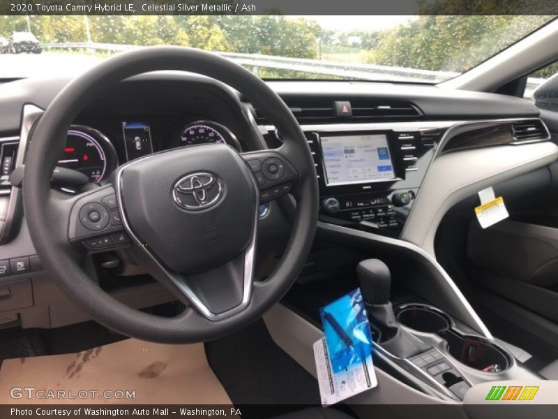 Celestial Silver Metallic / Ash 2020 Toyota Camry Hybrid LE