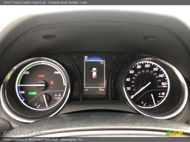 Celestial Silver Metallic / Ash 2020 Toyota Camry Hybrid LE