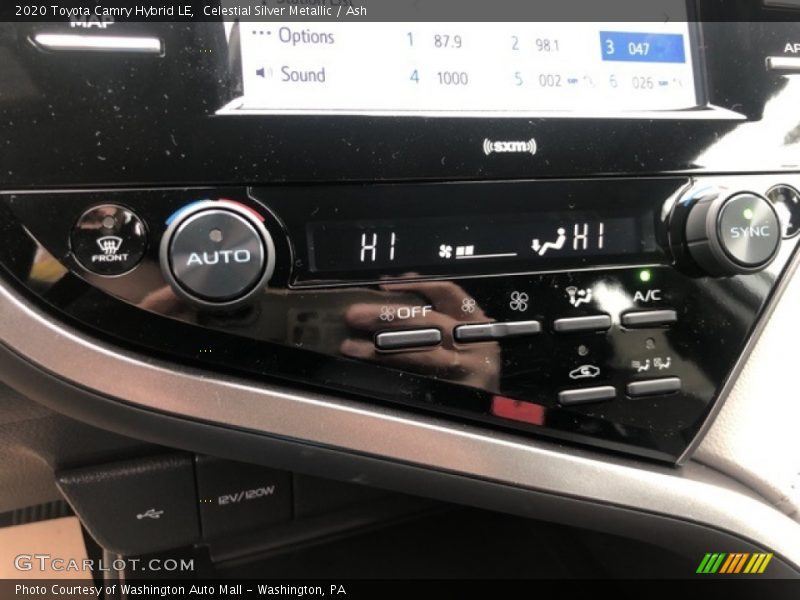 Celestial Silver Metallic / Ash 2020 Toyota Camry Hybrid LE