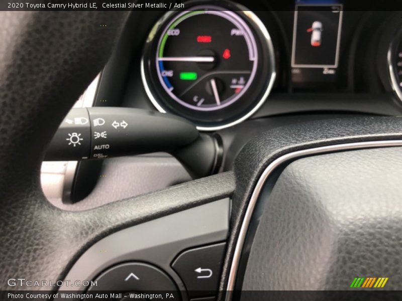 Controls of 2020 Camry Hybrid LE