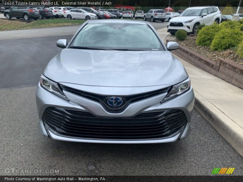 Celestial Silver Metallic / Ash 2020 Toyota Camry Hybrid LE