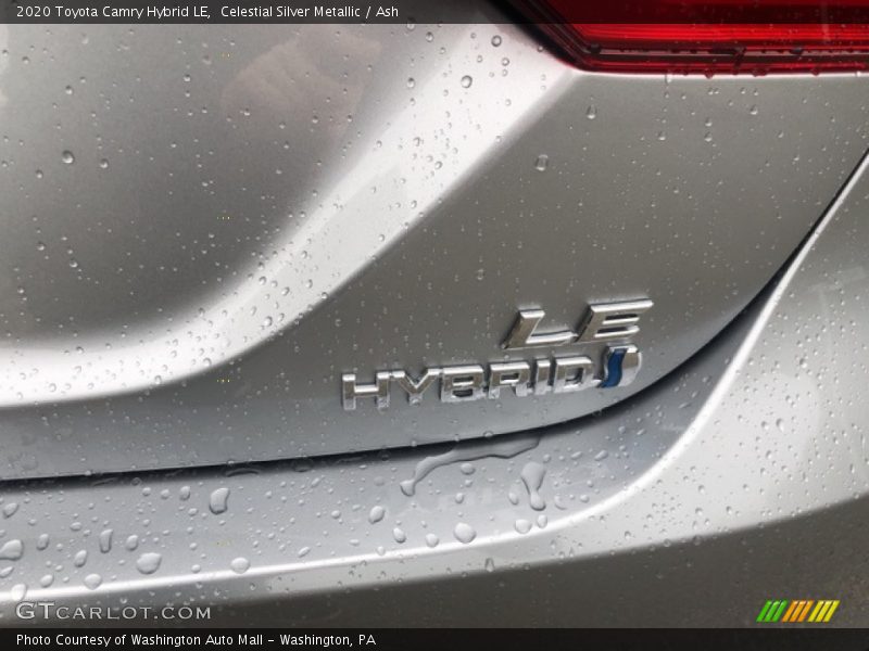 Celestial Silver Metallic / Ash 2020 Toyota Camry Hybrid LE