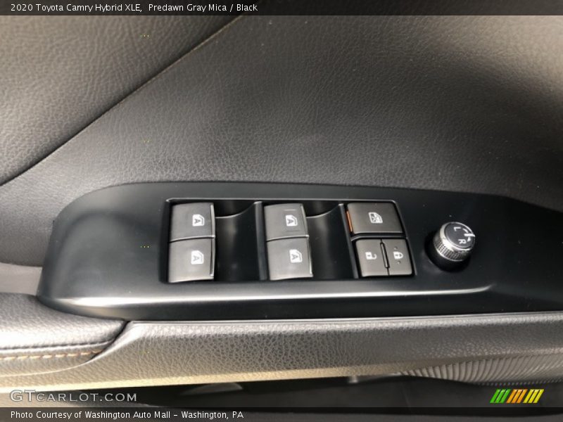 Predawn Gray Mica / Black 2020 Toyota Camry Hybrid XLE