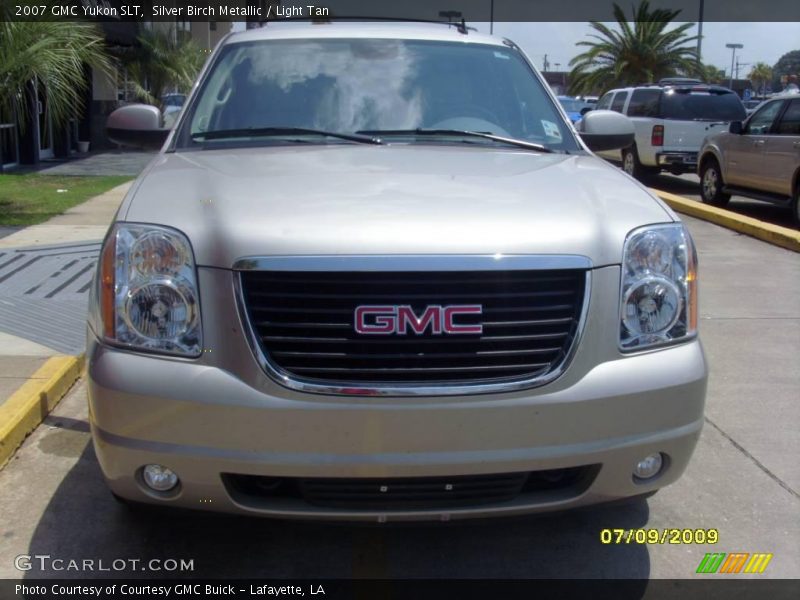 Silver Birch Metallic / Light Tan 2007 GMC Yukon SLT