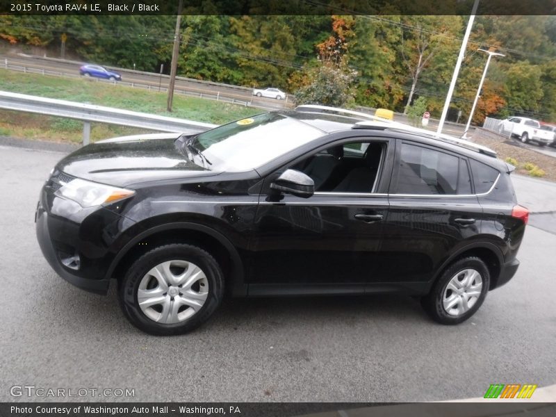 Black / Black 2015 Toyota RAV4 LE