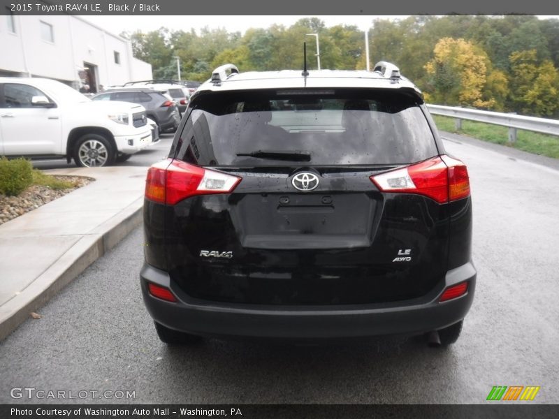 Black / Black 2015 Toyota RAV4 LE