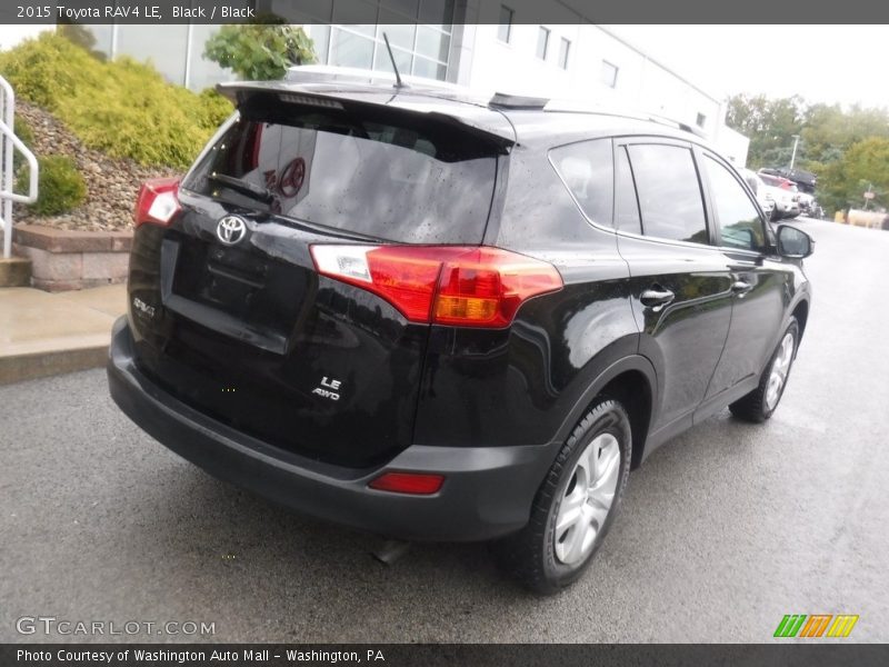 Black / Black 2015 Toyota RAV4 LE