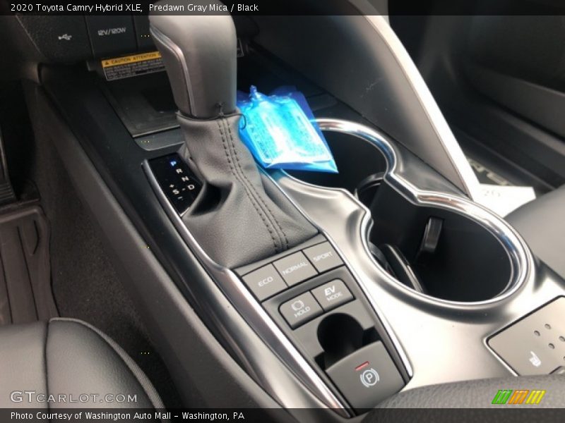 Predawn Gray Mica / Black 2020 Toyota Camry Hybrid XLE