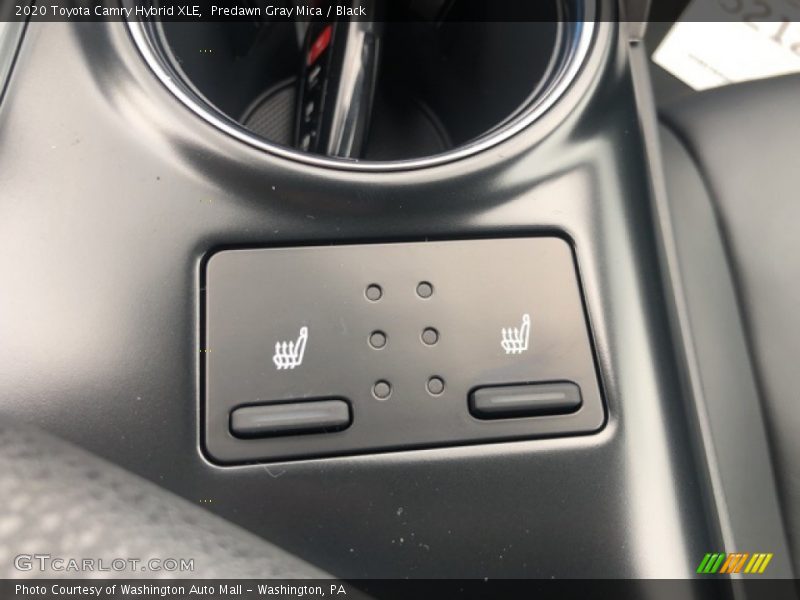 Predawn Gray Mica / Black 2020 Toyota Camry Hybrid XLE