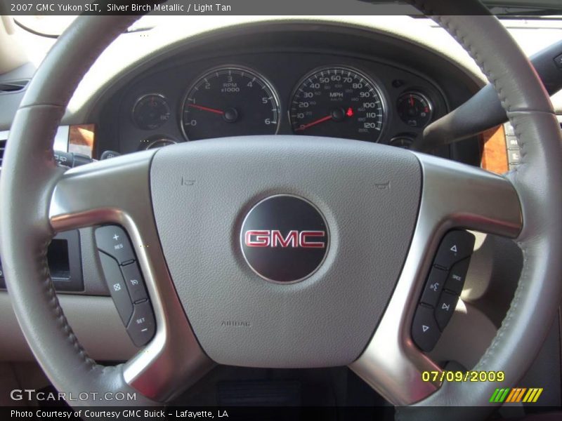 Silver Birch Metallic / Light Tan 2007 GMC Yukon SLT
