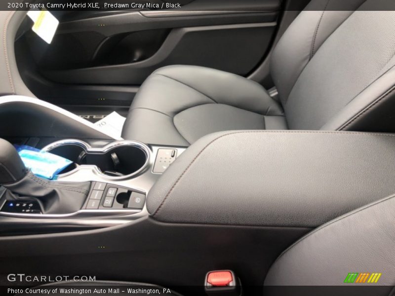 Predawn Gray Mica / Black 2020 Toyota Camry Hybrid XLE