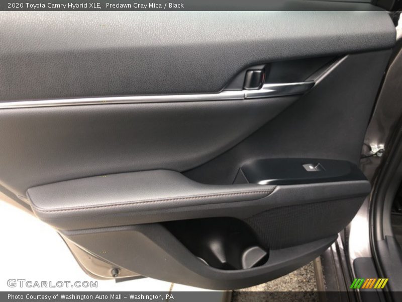 Predawn Gray Mica / Black 2020 Toyota Camry Hybrid XLE