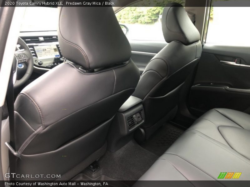 Predawn Gray Mica / Black 2020 Toyota Camry Hybrid XLE