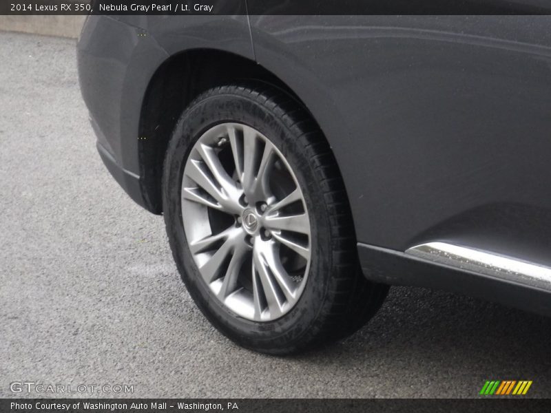 Nebula Gray Pearl / Lt. Gray 2014 Lexus RX 350