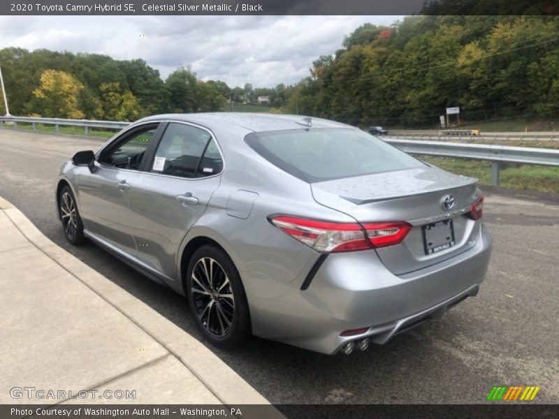 Celestial Silver Metallic / Black 2020 Toyota Camry Hybrid SE