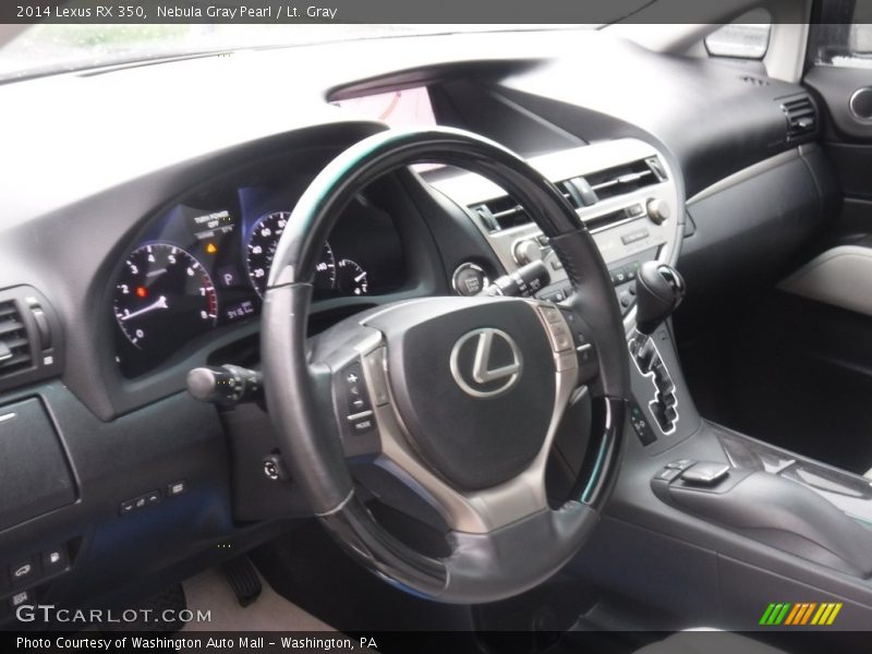 Nebula Gray Pearl / Lt. Gray 2014 Lexus RX 350