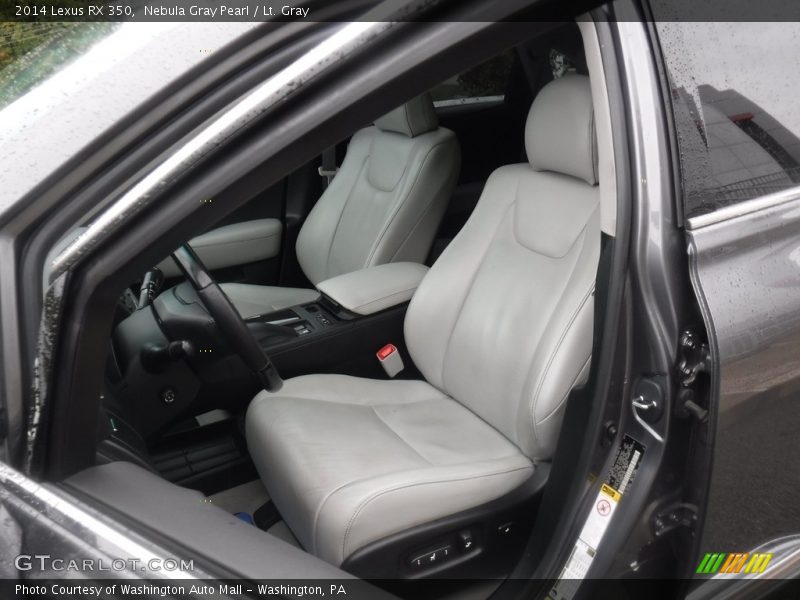 Nebula Gray Pearl / Lt. Gray 2014 Lexus RX 350