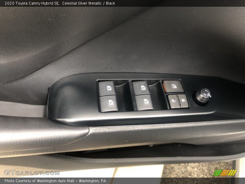 Celestial Silver Metallic / Black 2020 Toyota Camry Hybrid SE