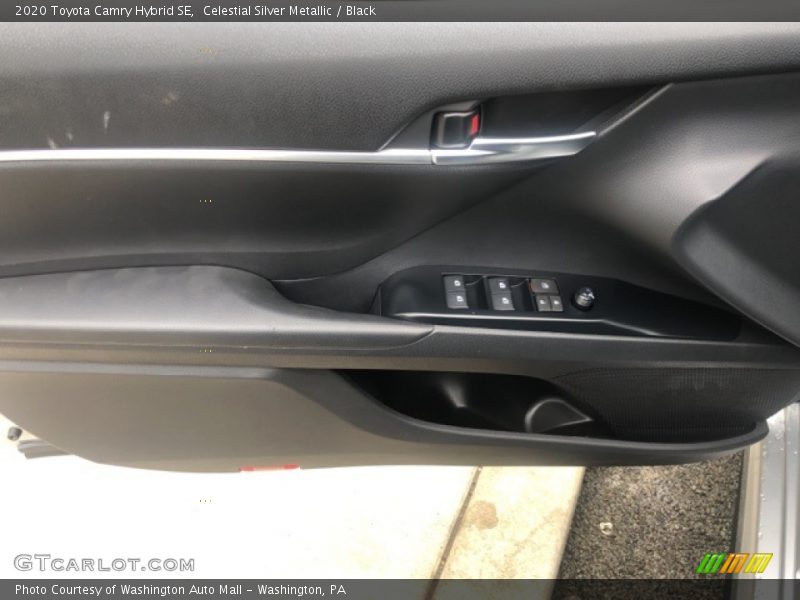 Celestial Silver Metallic / Black 2020 Toyota Camry Hybrid SE