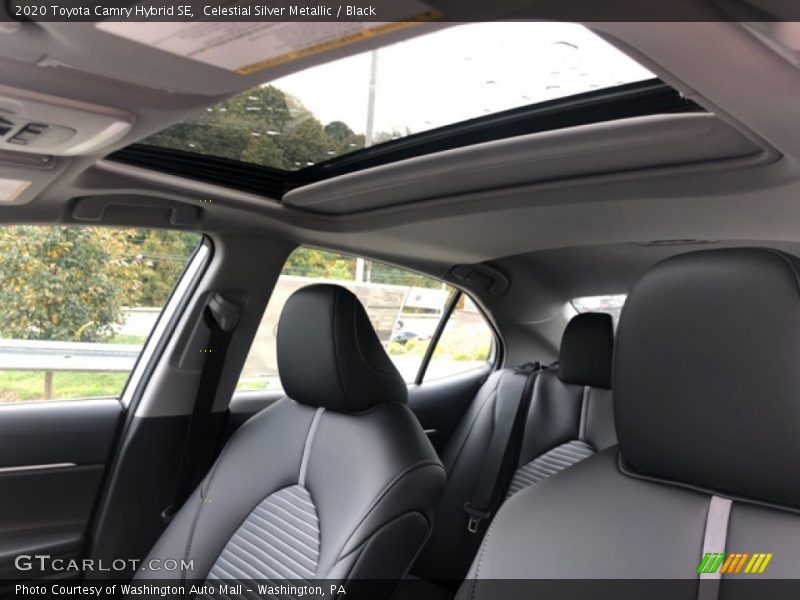 Celestial Silver Metallic / Black 2020 Toyota Camry Hybrid SE